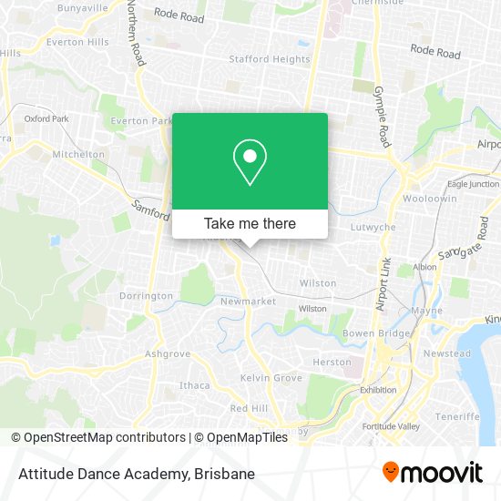 Attitude Dance Academy map