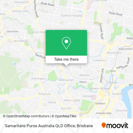 Samaritans Purse Australia QLD Office map