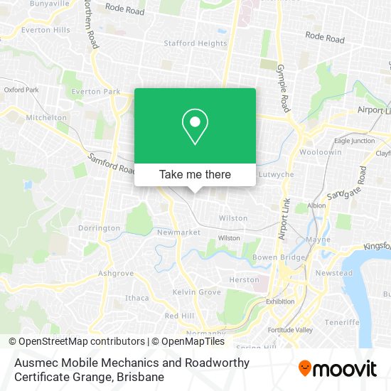 Ausmec Mobile Mechanics and Roadworthy Certificate Grange map