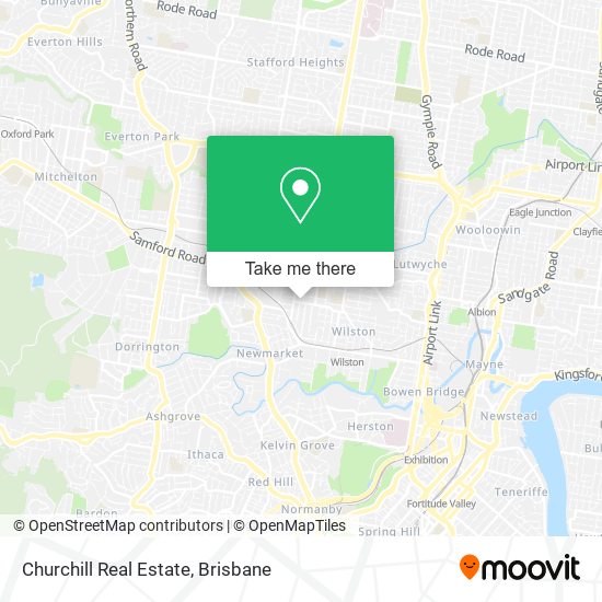 Churchill Real Estate map