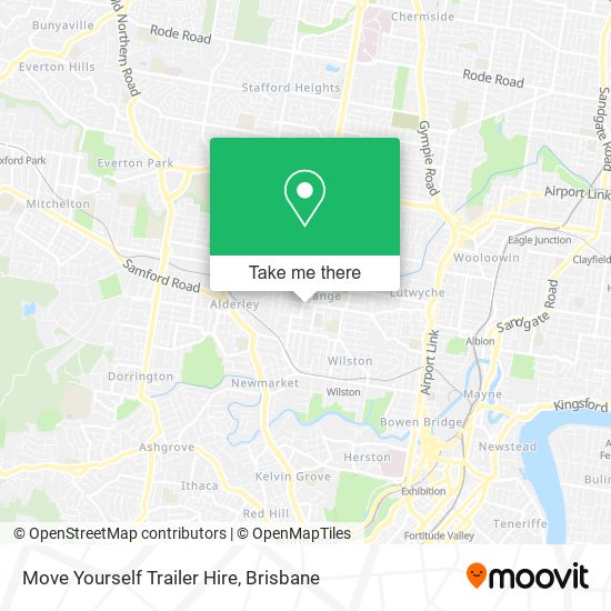 Move Yourself Trailer Hire map