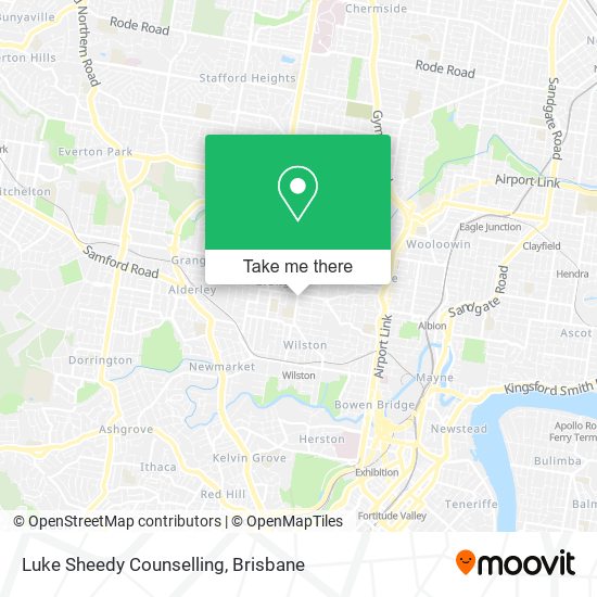 Luke Sheedy Counselling map