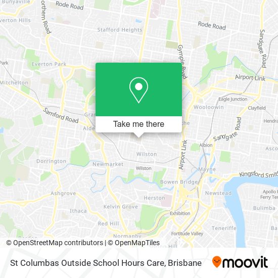 St Columbas Outside School Hours Care map