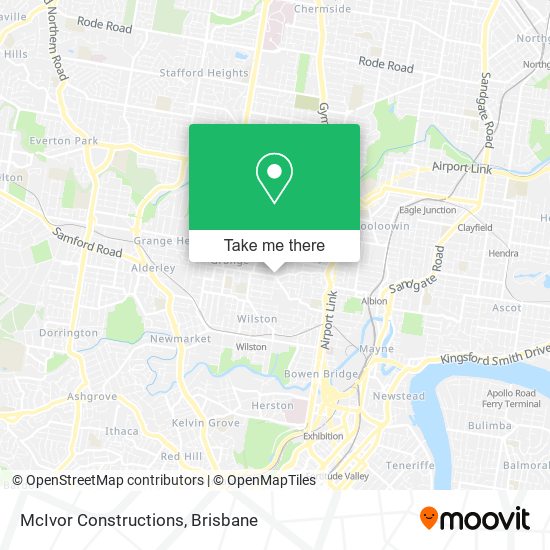 McIvor Constructions map