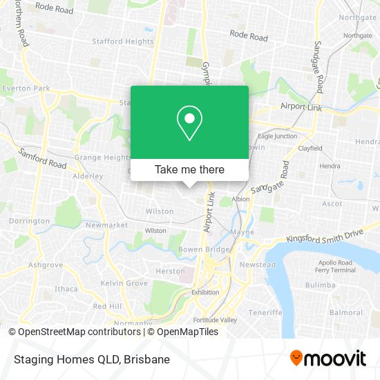 Staging Homes QLD map