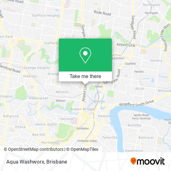 Aqua Washworx map
