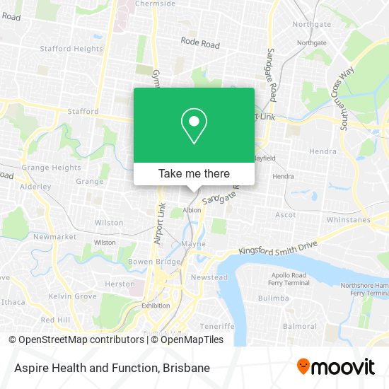 Aspire Health and Function map