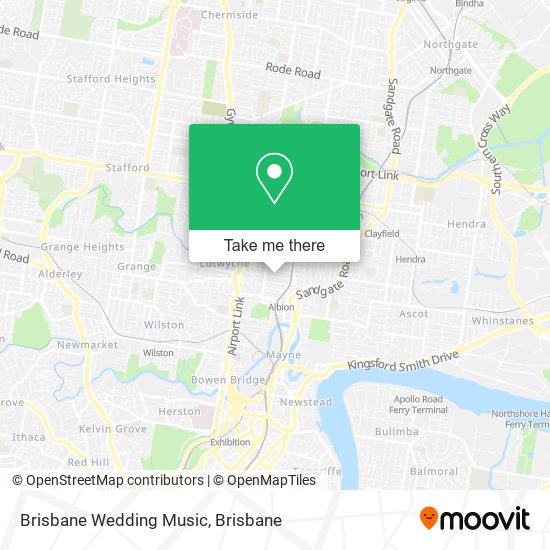 Mapa Brisbane Wedding Music