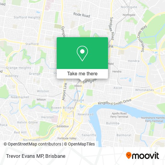 Trevor Evans MP map