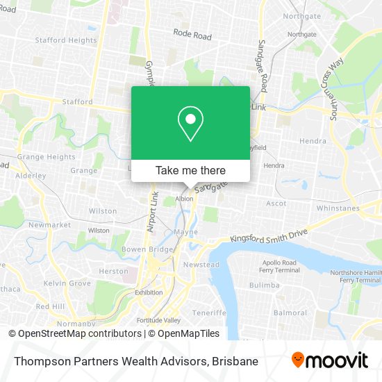 Thompson Partners Wealth Advisors map