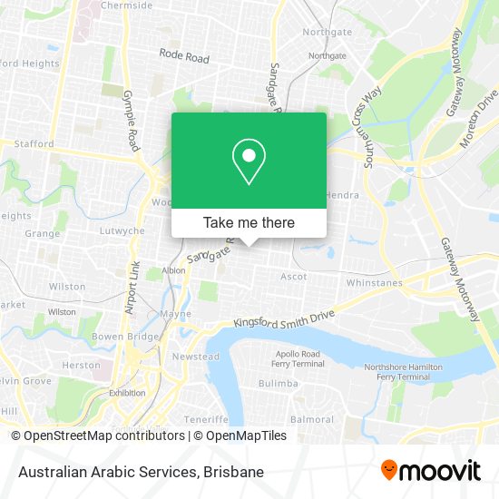 Australian Arabic Services map