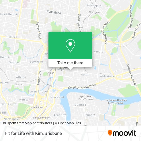 Fit for Life with Kim map