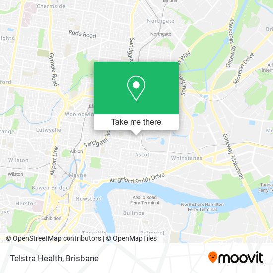 Telstra Health map