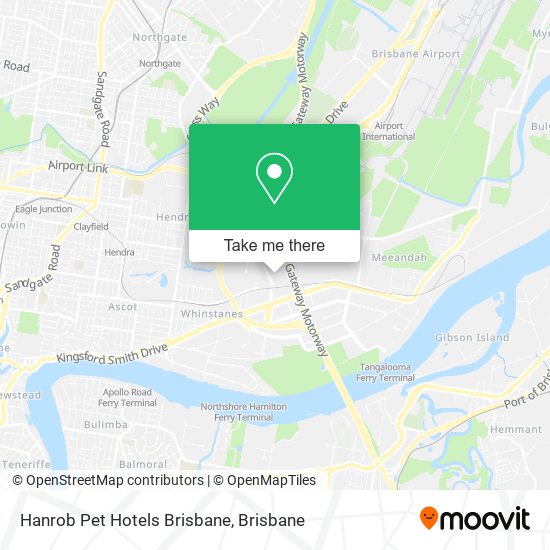 Mapa Hanrob Pet Hotels Brisbane