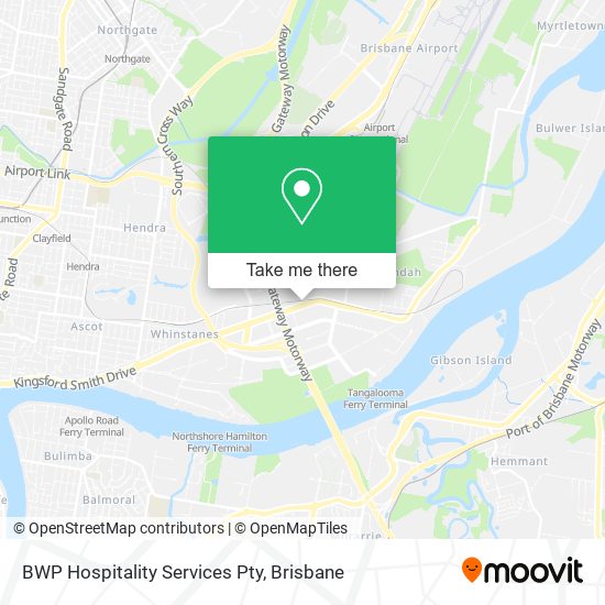 BWP Hospitality Services Pty map