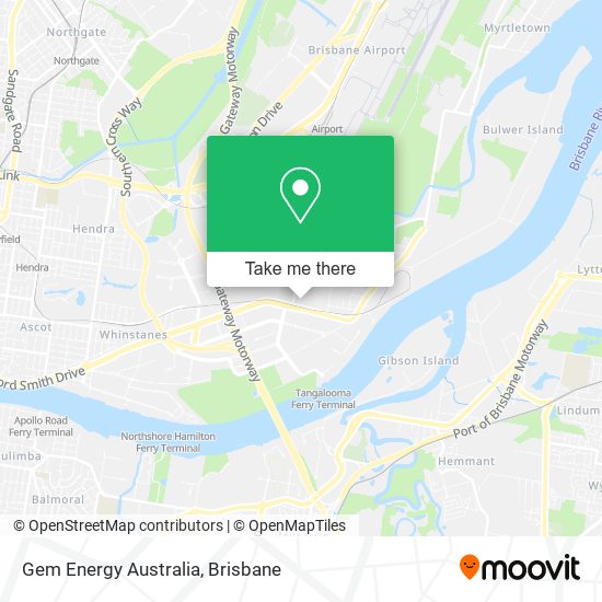 Mapa Gem Energy Australia