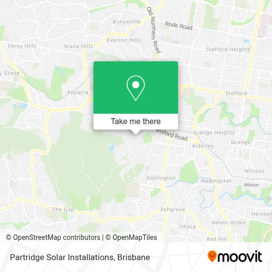 Mapa Partridge Solar Installations