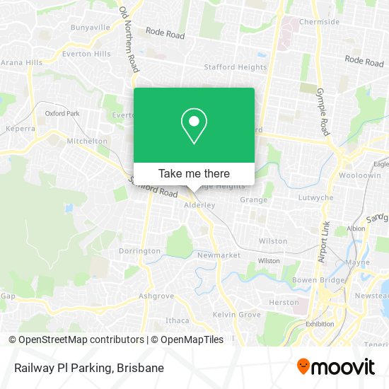Railway Pl Parking map