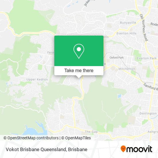 Vokot Brisbane Queensland map