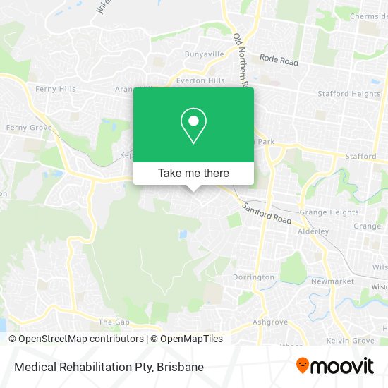 Medical Rehabilitation Pty map