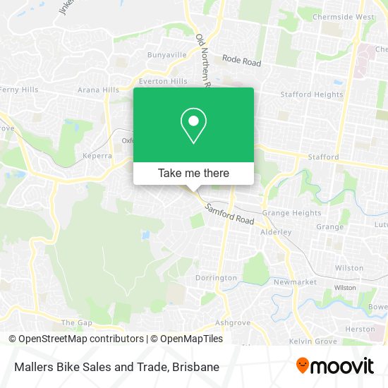 Mallers Bike Sales and Trade map