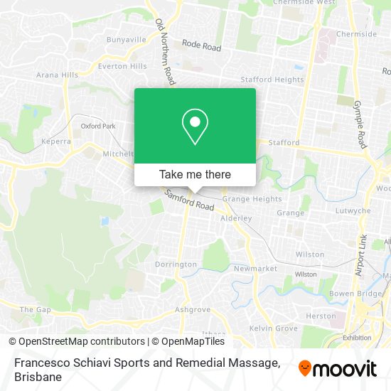 Francesco Schiavi Sports and Remedial Massage map