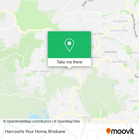 Harcourts Your Home map