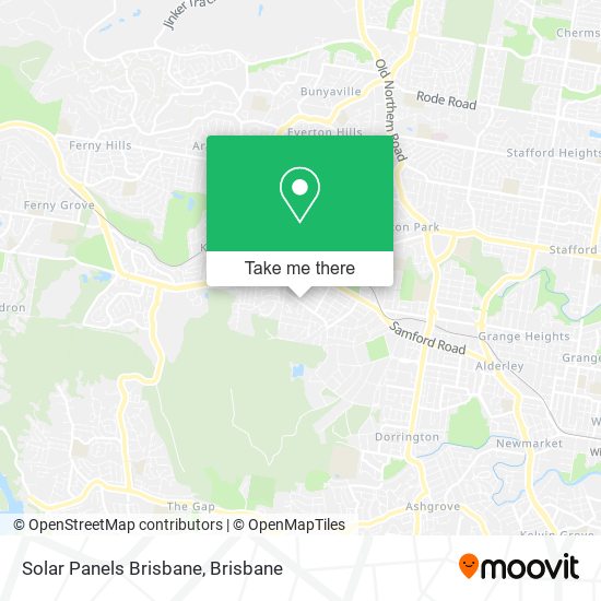 Solar Panels Brisbane map