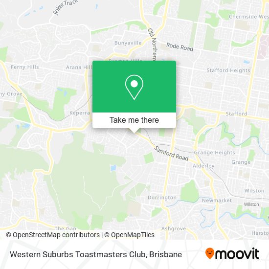 Western Suburbs Toastmasters Club map