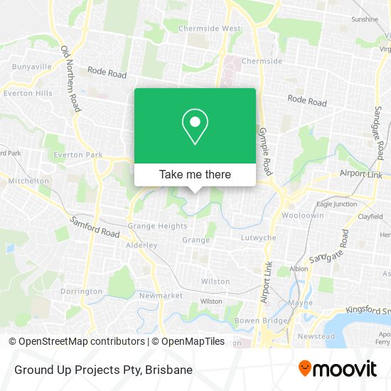 Ground Up Projects Pty map