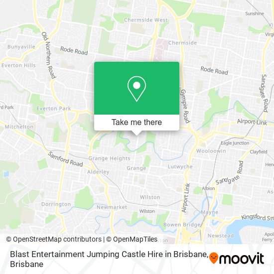 Mapa Blast Entertainment Jumping Castle Hire in Brisbane