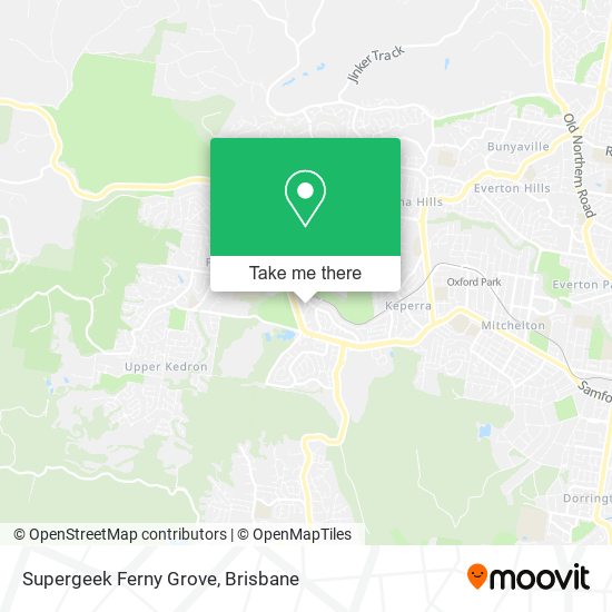 Supergeek Ferny Grove map