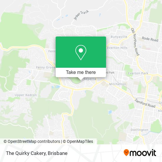 The Quirky Cakery map