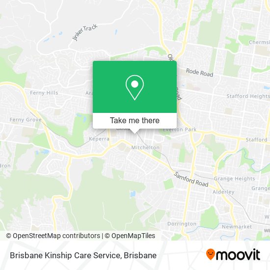 Brisbane Kinship Care Service map