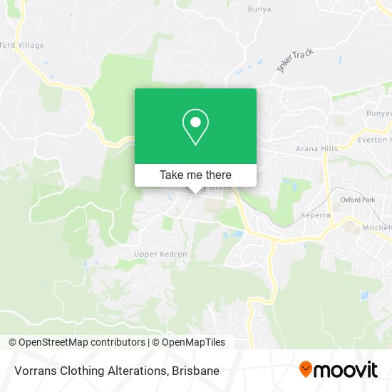 Vorrans Clothing Alterations map