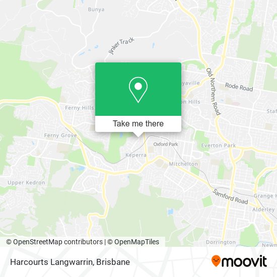 Mapa Harcourts Langwarrin