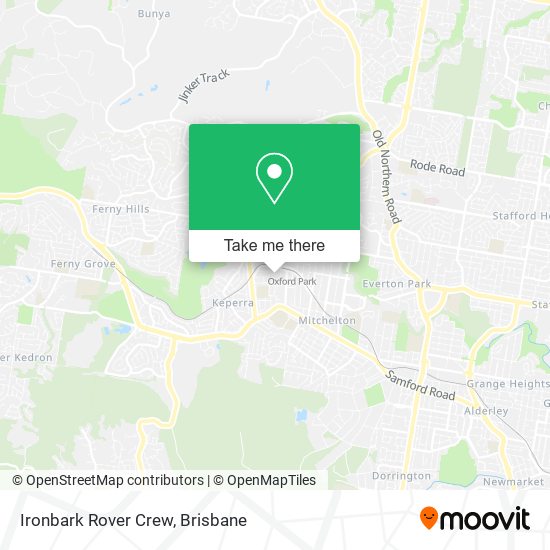 Ironbark Rover Crew map