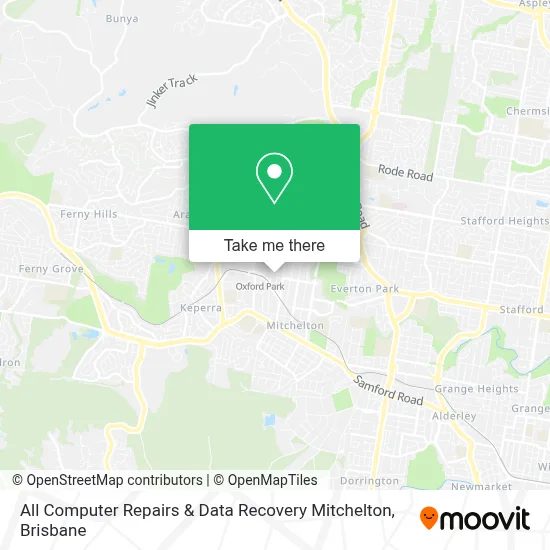 Mapa All Computer Repairs & Data Recovery Mitchelton