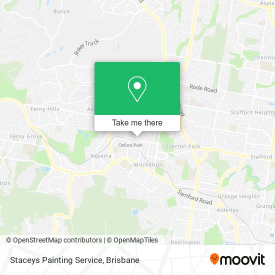 Staceys Painting Service map