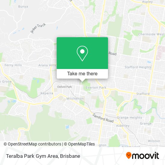 Teralba Park Gym Area map