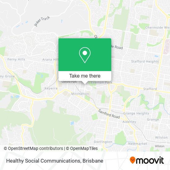 Healthy Social Communications map