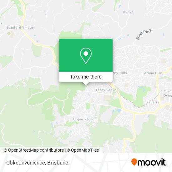 Cbkconvenience map