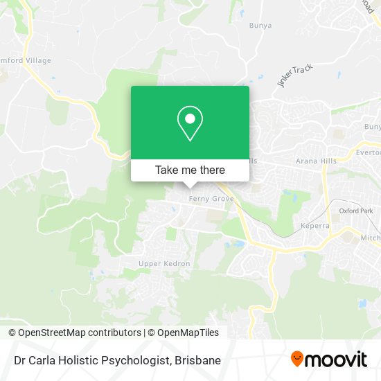 Dr Carla Holistic Psychologist map