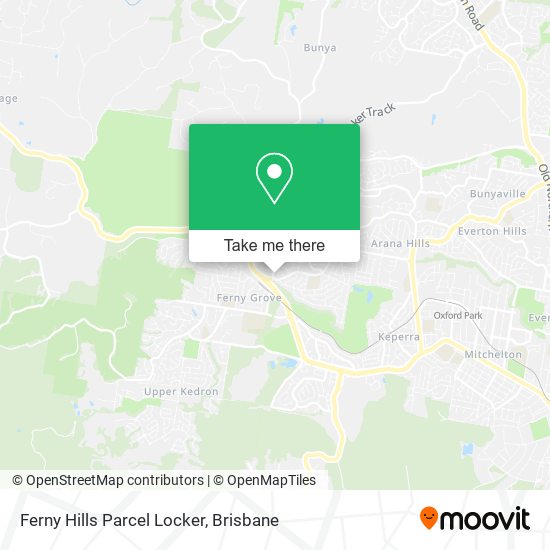 Ferny Hills Parcel Locker map