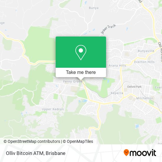 Olliv Bitcoin ATM map
