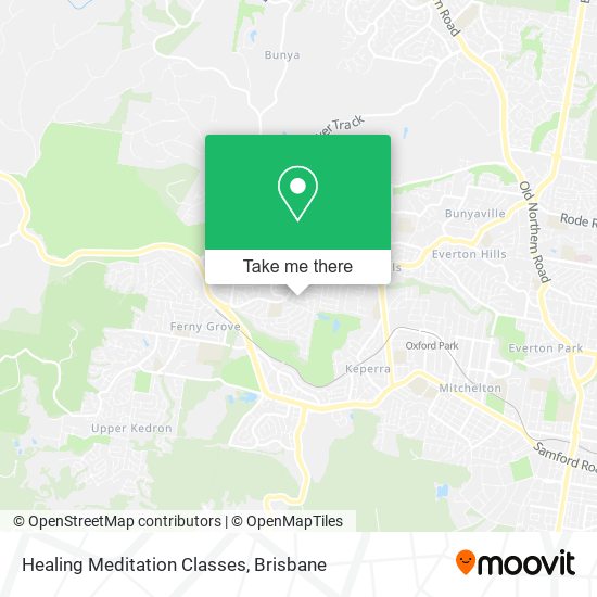 Healing Meditation Classes map