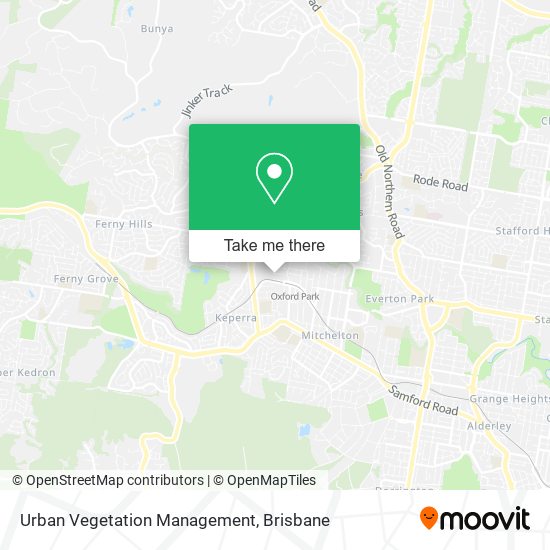 Urban Vegetation Management map