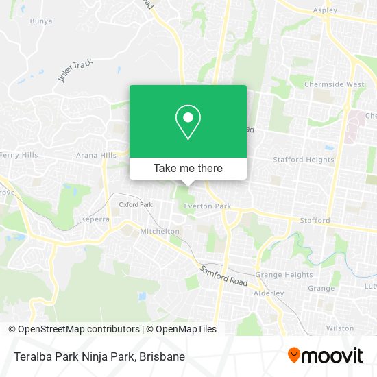 Teralba Park Ninja Park map