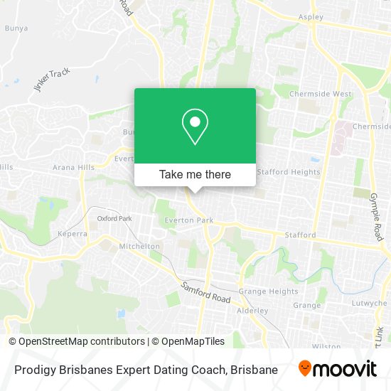Prodigy Brisbanes Expert Dating Coach map