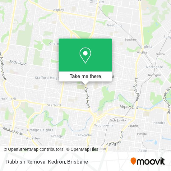 Rubbish Removal Kedron map